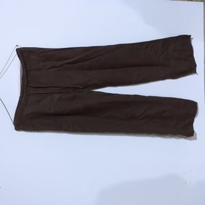 Brown linen pants